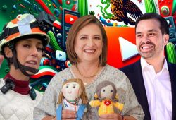 CANDIDATOS COMO YOUTUBERS CLAUDIA SHEINBAUM XOCHITL GALVEZ JORGE ALVAREZ MAYNEZ