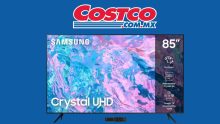 Pantalla de 85 pulgadas tiene un descuento de 8 mil pesos en Costco Foto: Especial