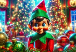 Elf on the shelf elfo de navidad